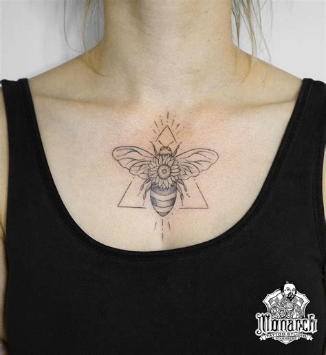 50 Striking Chest Tattoo Designs for Women